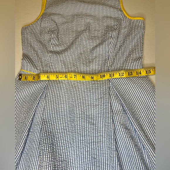 Ellie Blue and Yellow Dress size Small - Picture 10 of 16
